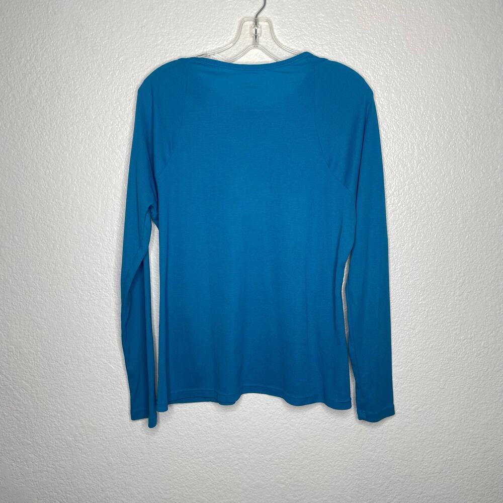 Patagonia Womens Top Size L Blue Capilene 2 Lightweight Long Sleeve Pullover - Picture 2 of 8